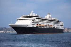 Cruise and Travel Report Veendam leaving San Diego
