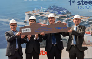 Cruise and Travel Report MSC Cruises’ First Next Generation Ship Named “MSC Meraviglia,” As First Steel ...