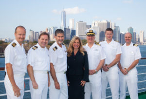Cruise and Travel Report Edie-with-Senior-Officers_NYC